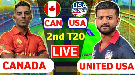 cricbuzz live match score|United States vs Canada, 2nd T20I Match .